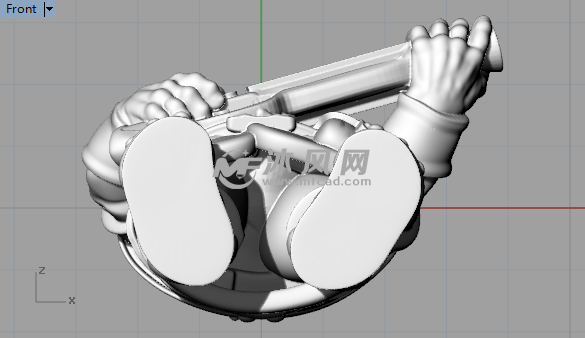 矮人火枪手前视图
