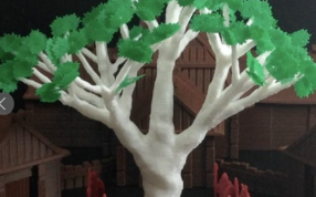 圣白蜡树模型