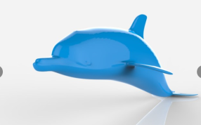 小海豚模型