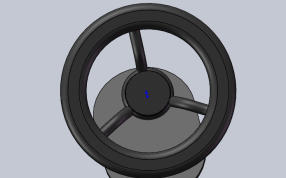 方向盘模型上面
