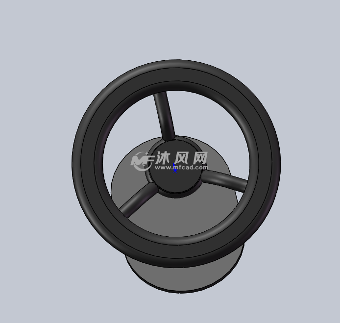 方向盘模型上面