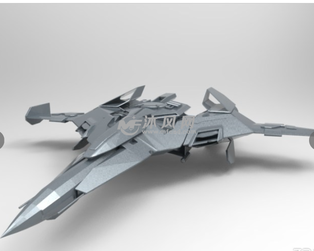 战斗机侧视图