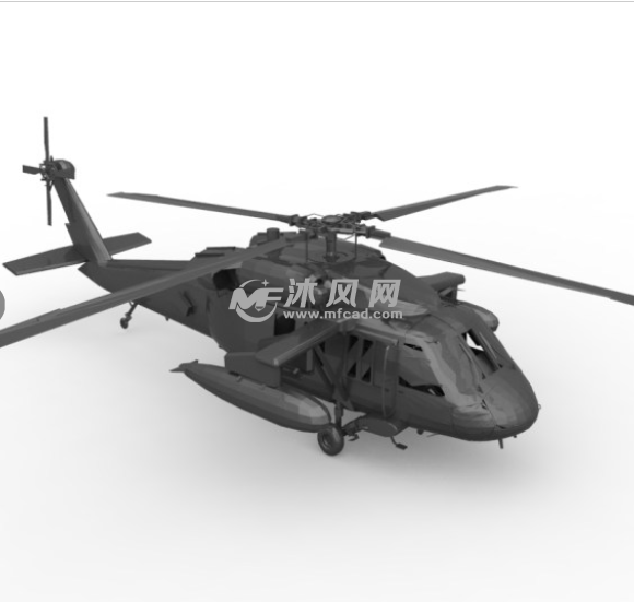 黑鹰直升机成品