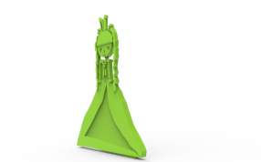 公主侧面模型图