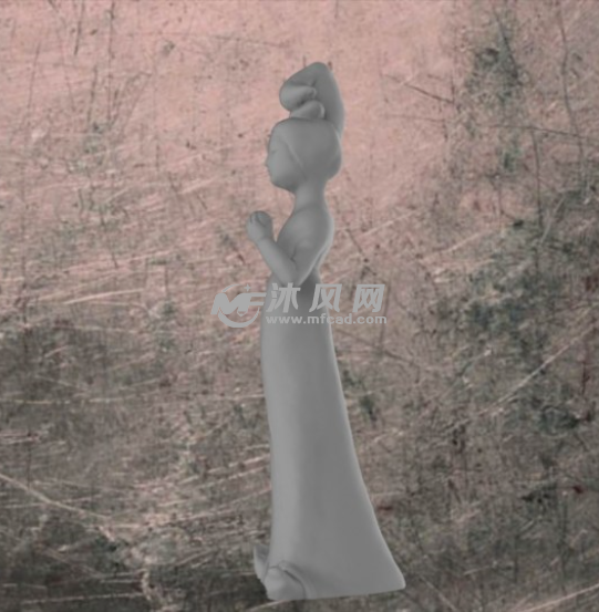 公主与苹果 正视图