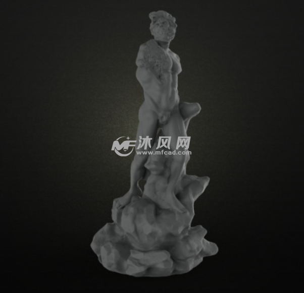 沼地的喷泉雕塑 外观图