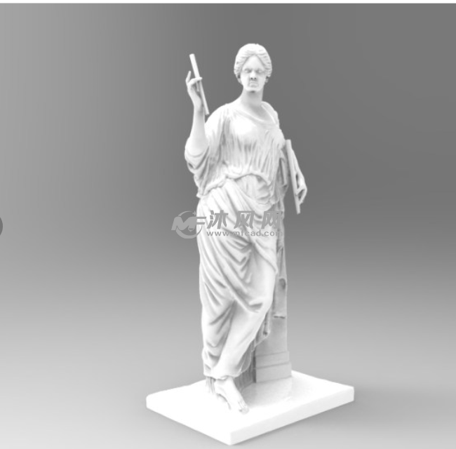 阿芙罗狄蒂女神雕塑侧视图