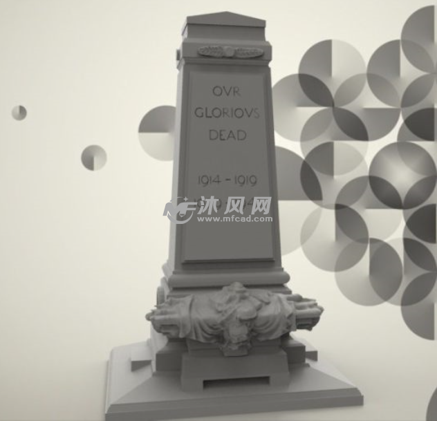 战争纪念馆轴测图