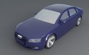 奥迪A8外壳外形图