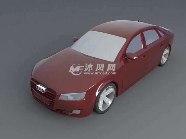 奥迪A8外壳效果图