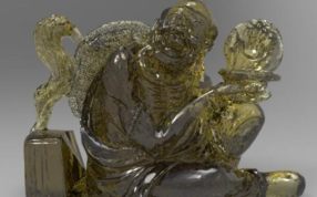 轴测图透明材质