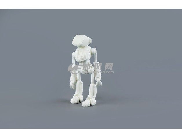 关节机器人打印成品站立