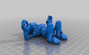 关节机器人模型轴测图