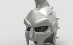 角斗士的头盔模型