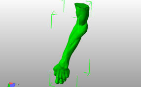 28mm哥特人手臂斜视图