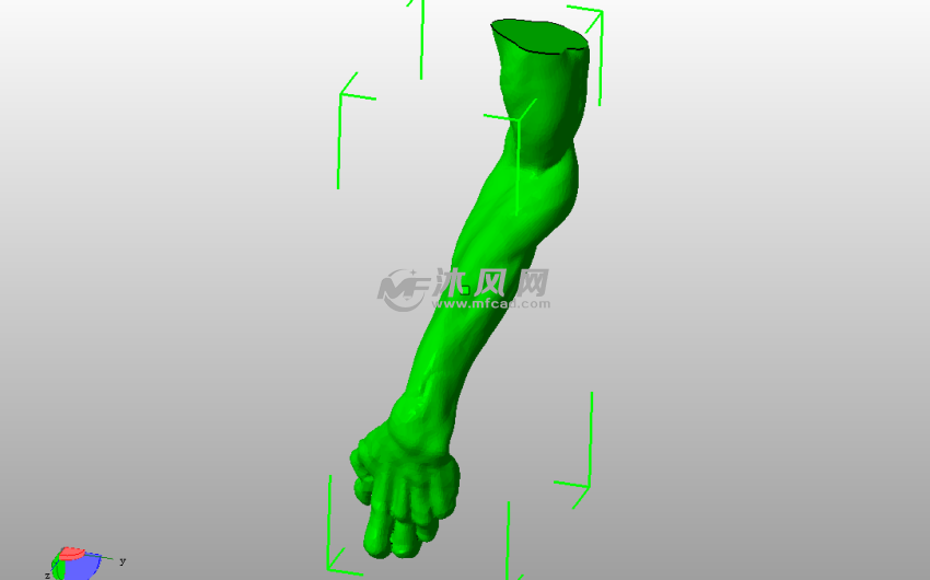 28mm哥特人手臂斜视图