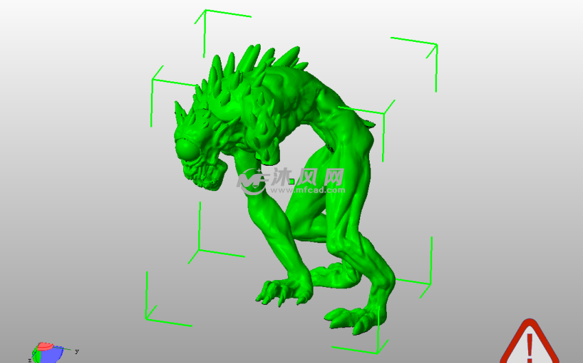 28mm哥特人身体侧视图