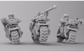 骑车人模型效果图