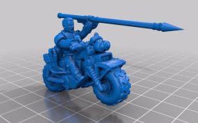 骑车人模型模型图-组合