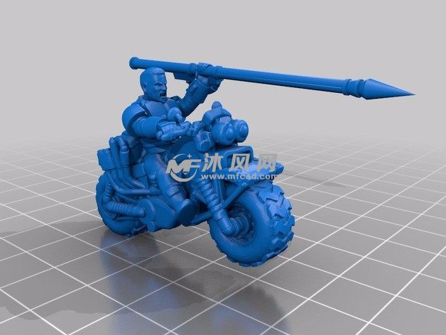 骑车人模型模型图-组合