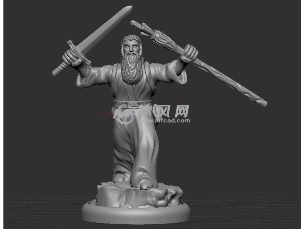 巫师全身像主视图