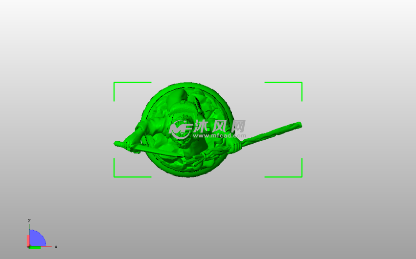 巫师全身像俯视图