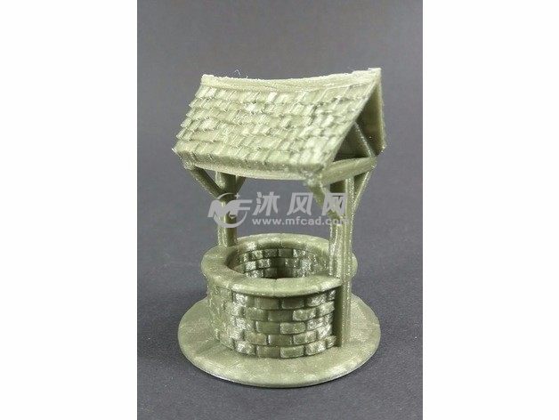 小水井模型侧视图