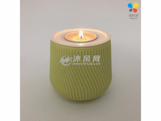 小烛台模型主视图