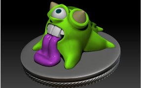 模型上色效果图