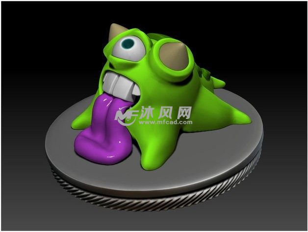 模型上色效果图