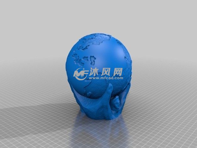 大力神杯模型上