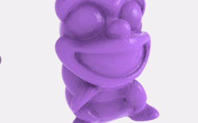 模型葡萄色着色