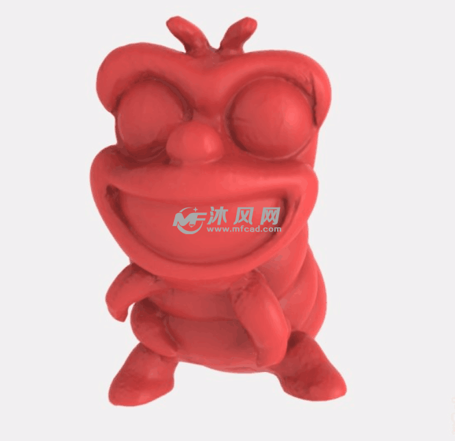 苹果红着色效果图