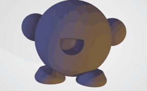 着色显示外形图