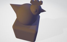 外形图头戴鸡冠