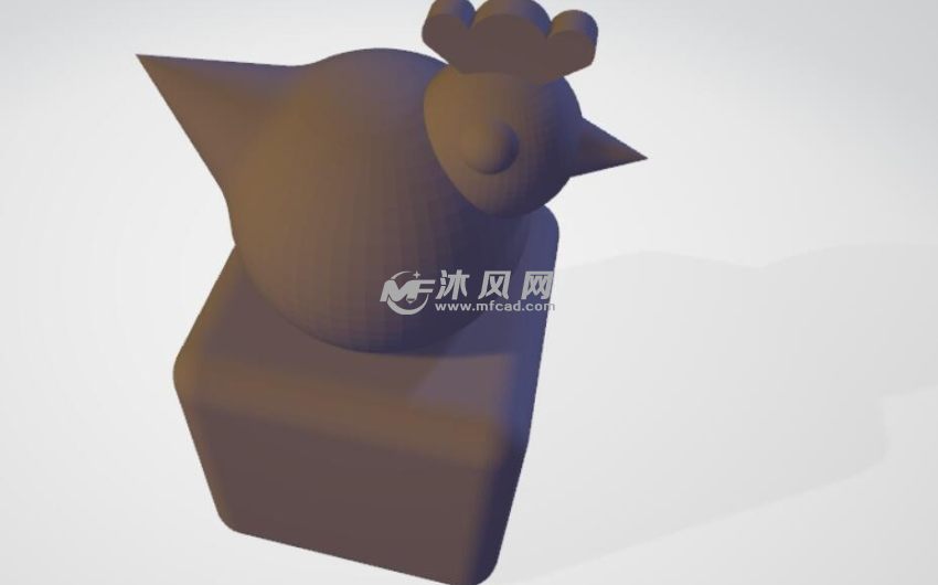 外形图头戴鸡冠