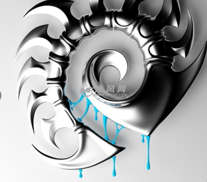 效果图 添加了材质