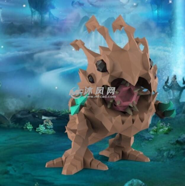 深渊巨口正视图