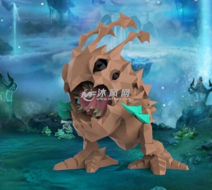 深渊巨口侧视图