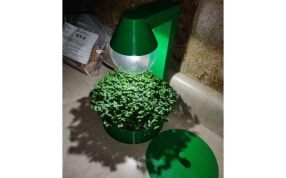 灯光花盆使用展示