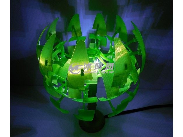 SuperNova台灯作品展开