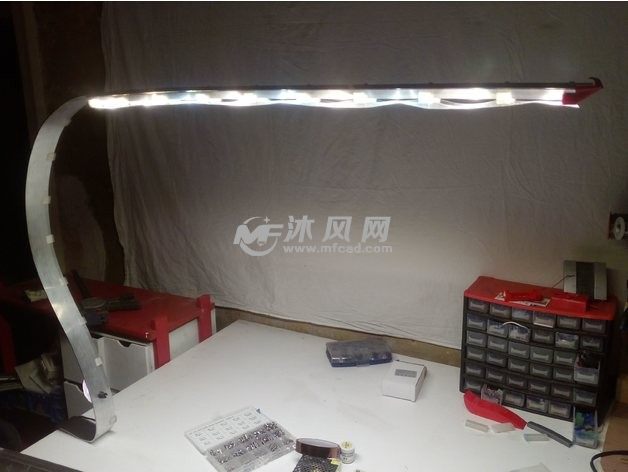 长板组装台灯打印作品