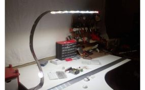 长板组装台灯效果展示