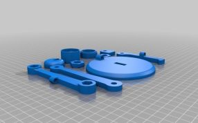 usb组装台灯连杆