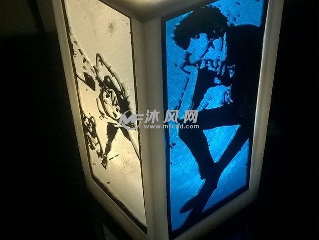 壁画组装台灯作品展示