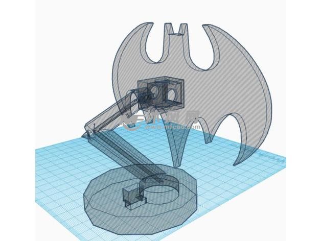 蝙蝠侠台灯组装图
