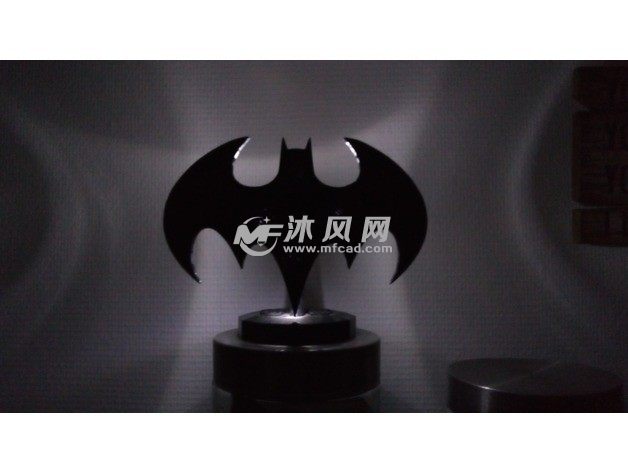 蝙蝠侠台灯组装效果图