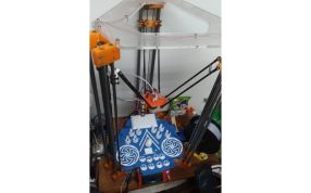 创新摩天轮打印过程