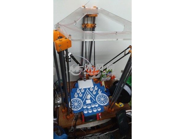 创新摩天轮打印过程