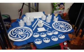 创新摩天轮打印零件